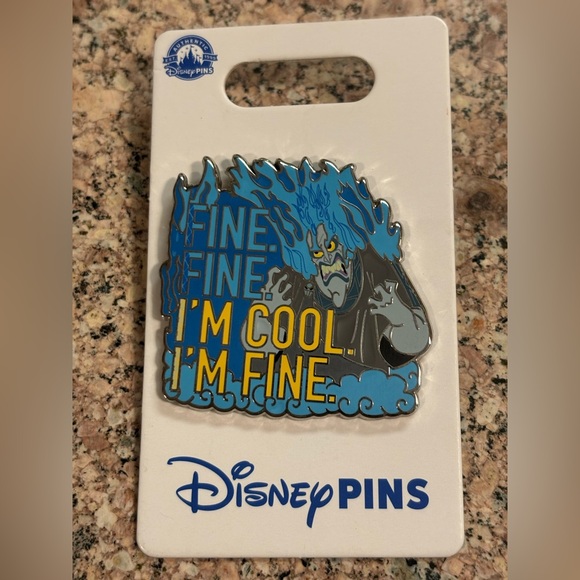 Disney Accessories - Disney Hercules Hades - Fine Fine I’m Cool, I’m Fine Trading Pin